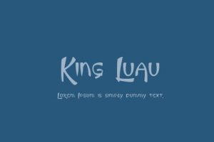 King Luau Regular Font