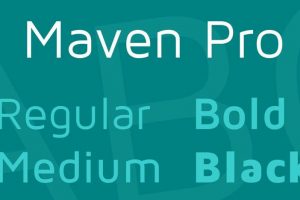 Maven Pro Bold Font