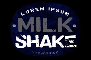 Vtks MilkShake Font