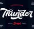 Thunder Bold Script Font