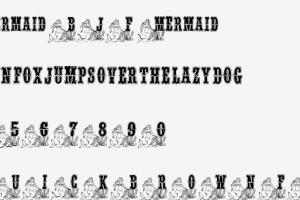 BJF Mermaid Font