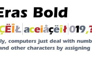 Eras Bold Itc Font