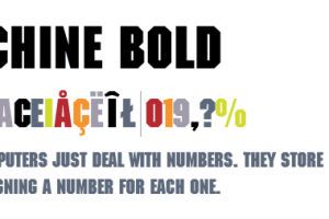 Itc Machine Std Medium Font