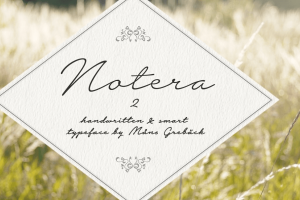 Notera 2 Script Font