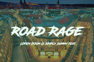 Road Rage Font