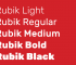 Rubik Font