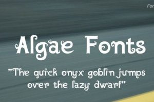 Algae Fantasy Font