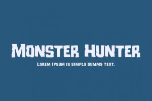 Monster Hunter Font Family
