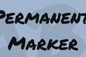 Permanent Marker Font