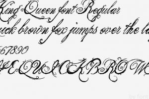 The King and Queen Font