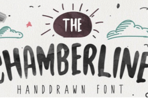 Chamberline and Doodle Vector Font