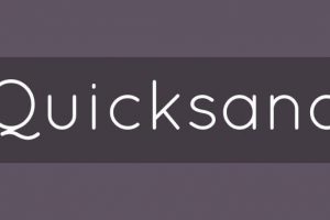 Quicksand Font