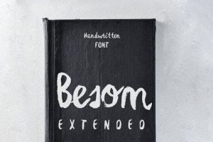 Besom Brush Font