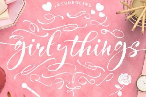 Girly Things Script Font