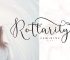 Rottarity Feminine Script Font